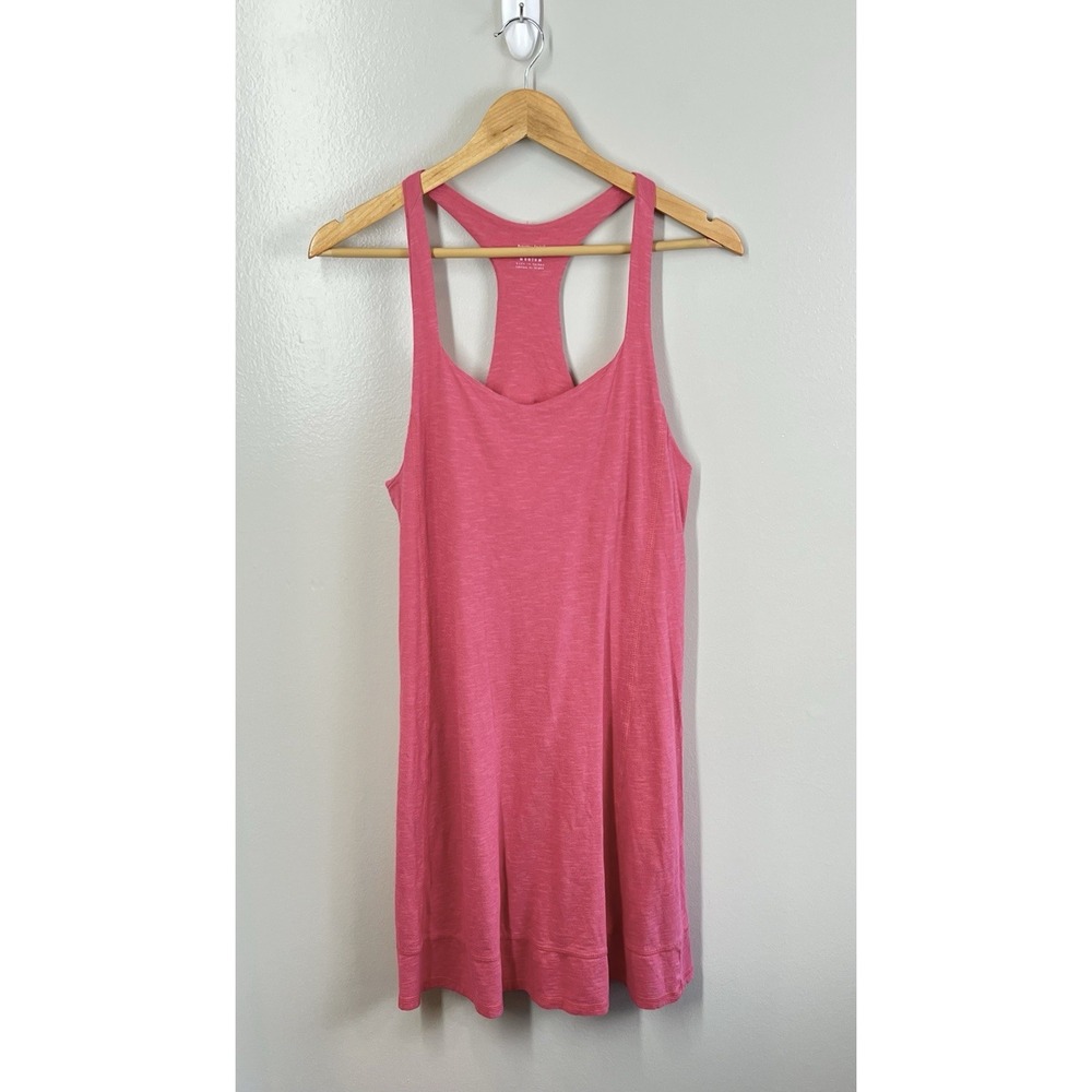 Horny Toad Medium Pink Sleeveless Tencel Organic Cotton Blend Shift Short Dress